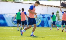 Фоторепортаж с предыгровой тренировки «Жетысу Б»