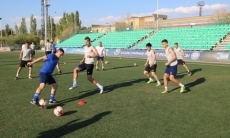 Фоторепортаж с предыгровой тренировки «Окжетпеса» в Кызылорде