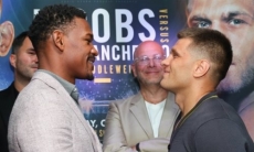 Претенденты на отобранный у Головкина титул IBF провели первую дуэль взглядов