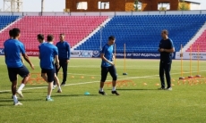 Фоторепортаж с предыгровой тренировки «Иртыша»