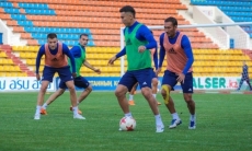 Видео предыгровой тренировки «Жетысу» в Актобе