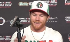«Канело» насмешило замечание о его физической форме перед боем с Головкиным