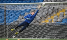 Фоторепортаж с тренировки сборной Казахстана