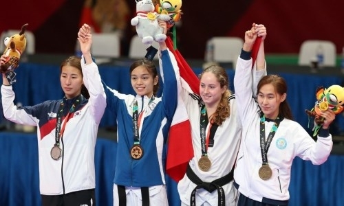 Казахстанские таеквондисты побили собственный рекорд в медальном зачете Азиады