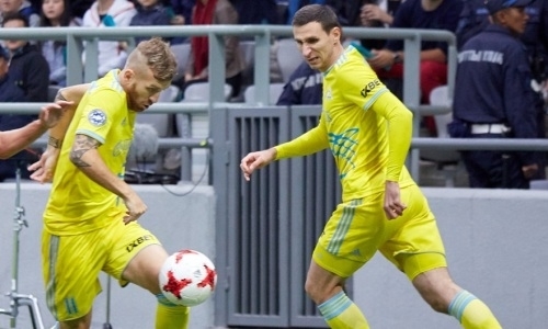 Завершился первый тайм матча Лиги Европы АПОЭЛ — «Астана»