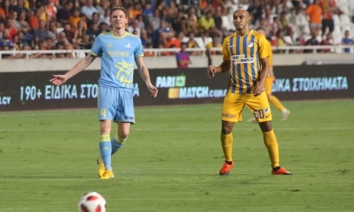 Видеообзор матча, в котором «Астана» упустила ряд моментов и проиграла АПОЭЛу