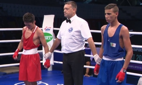 Казахстанец за минуту трижды отправил соперника в нокдаун на молодежном чемпионате мира