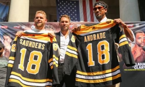 «Ты каратэ-пацан или Папа Смурф?» Сондерс отжег на пресс-конференции боя за нужный Головкину титул