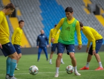 Фоторепортаж с тренировки сборной Казахстана