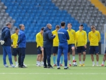 Фоторепортаж с тренировки сборной Казахстана