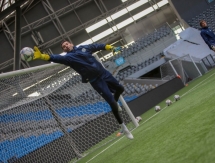 Фоторепортаж с тренировки сборной Казахстана