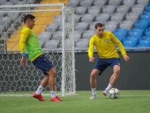 Фоторепортаж с тренировки сборной Казахстана