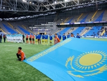 Фоторепортаж с матча отбора на чемпионат Европы-2019 Казахстан-U21 — Словения-U21 0:0.