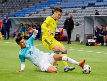 Фоторепортаж с матча отбора на чемпионат Европы-2019 Казахстан-U21 — Словения-U21 0:0.