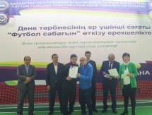 В Астане состоялся мастер-класс для учителей по проекту «Урок футбола»