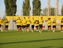 Фоторепортаж с тренировки «Кайрата»