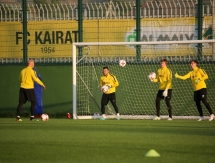 Фоторепортаж с тренировки «Кайрата»