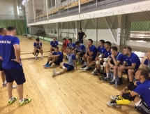 Фоторепортаж с тренировки сборной Казахстана под руководством нового тренера