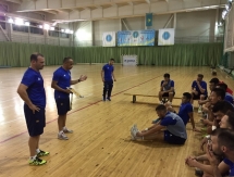 Фоторепортаж с тренировки сборной Казахстана под руководством нового тренера