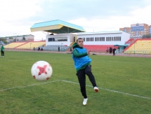 Фоторепортаж с вечерней тренировки «Атырау»