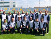 Футбольный матч среди ветеранов состоялся в Алматы