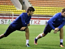 Фоторепортаж с предыгровой тренировки «Иртыша» в Актобе