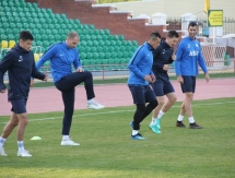 «Ордабасы» провел предматчевую тренировку в Костанае