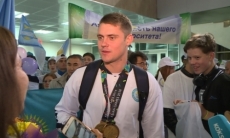 Чемпиона Азиады Дмитрия Алексанина встретили в Кокшетау