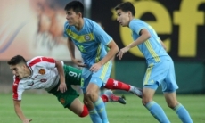 Завершился первый тайм матча молодежных сборных Казахстан — Словения