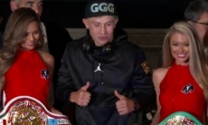 Видео выхода Головкина под свою любимую песню к фанатам в Лас-Вегасе