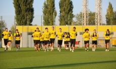 Фоторепортаж с тренировки «Кайрата»