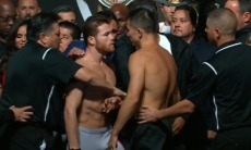 Головкин и «Канело» едва не подрались на взвешивании