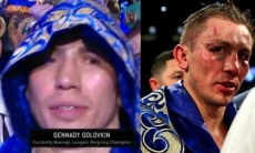 Фото лица Головкина до и после второго боя с «Канело»