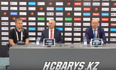 Видео послематчевой пресс-конференции игры КХЛ «Барыс» — «Авангард» 3:4 Б