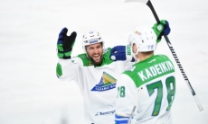 «Первый период хорошо начали — быстро забили». Форвард «Салавата Юлаева» — о игре с «Барысом» 