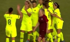 Видеообзор матча женской Лиги Чемпионов «Барселона» — «БИИК-Казыгурт» 3:0