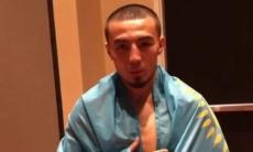 Казахстанский боксер сделал заявление после восьмой победы в профи