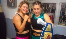 Видео женского «рубилова» и первого нокаута в профи «казахстанской GGG»