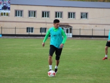 Фоторепортаж с предыгровой тренировки «Кызыл-Жара СК» в Уральске