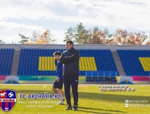 Фоторепортаж с тренировки «Акжайыка»