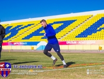 Фоторепортаж с тренировки «Акжайыка»