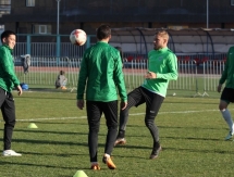 Фоторепортаж с предыгровой тренировки «Атырау»