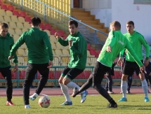 Фоторепортаж с предыгровой тренировки «Атырау»