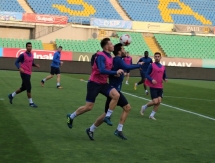 Фоторепортаж с предыгровой тренировки «Иртыша» в Алматы