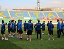 Фоторепортаж с предыгровой тренировки «Иртыша» в Алматы