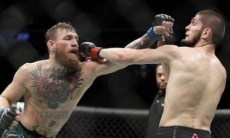 О чем говорили Нурмагомедов и Макгрегор в ходе мегафайта на арене боя Головкин — «Канело»