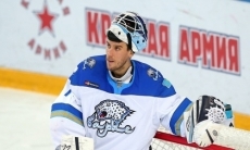 Сейв Карлссона в матче «Барыс» — «Динамо» Рига вошел в ТОП-10 лучших сейвов недели КХЛ