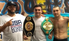 Казахстанский нокаутер похвастался своими чемпионскими поясами