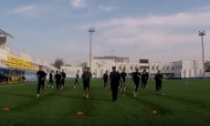 Видео тренировки «Каспия»