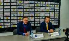 Видео послематчевой пресс-конференции игры ВХЛ «Сарыарка» — «Саров» 2:1